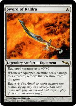 2003 Magic the Gathering Mirrodin #251 Sword of Kaldra Front