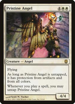 2004 Magic the Gathering Darksteel #9 Pristine Angel Front