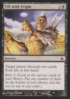 2004 Magic the Gathering Fifth Dawn #50 Fill with Fright Front