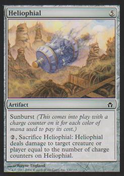 2004 Magic the Gathering Fifth Dawn #130 Heliophial Front