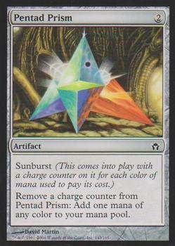 2004 Magic the Gathering Fifth Dawn #143 Pentad Prism Front