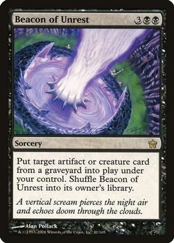 2004 Magic the Gathering Fifth Dawn #41 Beacon of Unrest Front