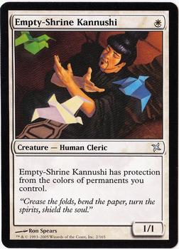 2005 Magic the Gathering Betrayers of Kamigawa #2 Empty-Shrine Kannushi Front