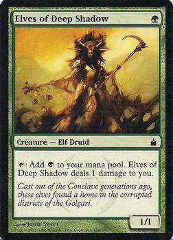 2005 Magic the Gathering Ravnica: City of Guilds #161 Elves of Deep Shadow Front
