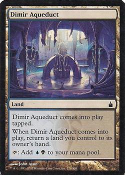 2005 Magic the Gathering Ravnica: City of Guilds #276 Dimir Aqueduct Front