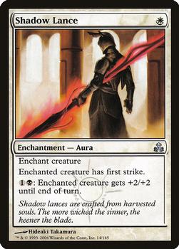 2006 Magic the Gathering Guildpact #14 Shadow Lance Front