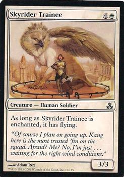 2006 Magic the Gathering Guildpact #17 Skyrider Trainee Front