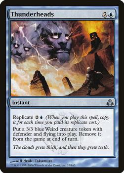 2006 Magic the Gathering Guildpact #37 Thunderheads Front
