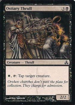 2006 Magic the Gathering Guildpact #55 Ostiary Thrull Front