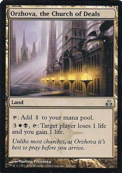 2006 Magic the Gathering Guildpact #162 Orzhova, the Church of Deals Front
