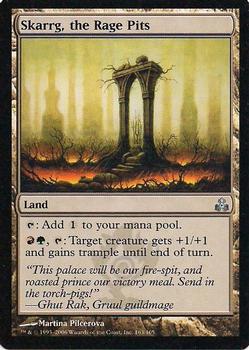 2006 Magic the Gathering Guildpact #163 Skarrg, the Rage Pits Front