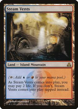 2006 Magic the Gathering Guildpact #164 Steam Vents Front