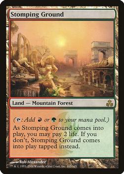 2006 Magic the Gathering Guildpact #165 Stomping Ground Front