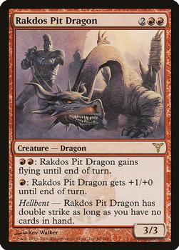 2006 Magic the Gathering Dissension #69 Rakdos Pit Dragon Front
