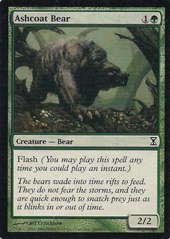 2006 Magic the Gathering Time Spiral #190 Ashcoat Bear Front