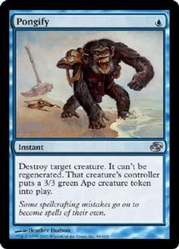 2007 Magic the Gathering Planar Chaos #44 Pongify Front