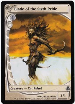 2007 Magic the Gathering Future Sight #19 Blade of the Sixth Pride Front