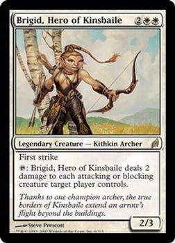 2007 Magic the Gathering Lorwyn #6 Brigid, Hero of Kinsbaile Front