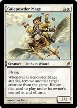 2007 Magic the Gathering Lorwyn #15 Galepowder Mage Front