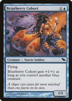 2008 Magic the Gathering Shadowmoor #30 Briarberry Cohort Front