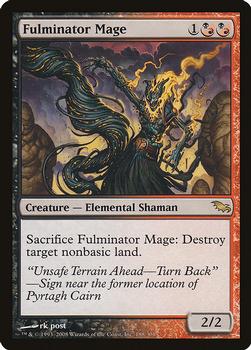 2008 Magic the Gathering Shadowmoor #188 Fulminator Mage Front