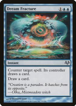 2008 Magic the Gathering Eventide #19 Dream Fracture Front