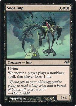 2008 Magic the Gathering Eventide #43 Soot Imp Front