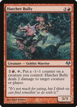 2008 Magic the Gathering Eventide #54 Hatchet Bully Front