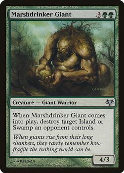 2008 Magic the Gathering Eventide #69 Marshdrinker Giant Front