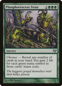2008 Magic the Gathering Eventide #72 Phosphorescent Feast Front