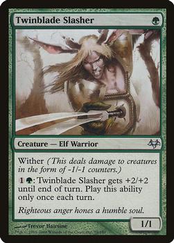 2008 Magic the Gathering Eventide #79 Twinblade Slasher Front