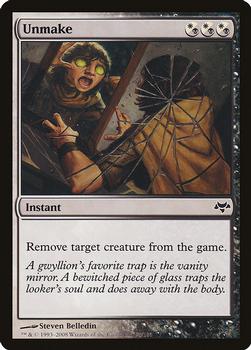 2008 Magic the Gathering Eventide #96 Unmake Front