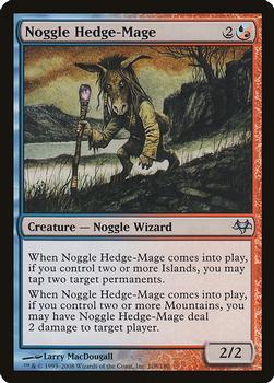 2008 Magic the Gathering Eventide #108 Noggle Hedge-Mage Front