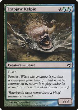 2008 Magic the Gathering Eventide #164 Trapjaw Kelpie Front