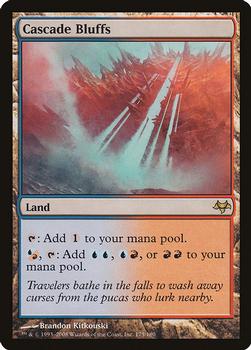 2008 Magic the Gathering Eventide #175 Cascade Bluffs Front