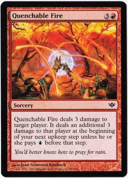 2009 Magic the Gathering Conflux #70 Quenchable Fire Front