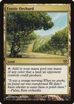 2009 Magic the Gathering Conflux #142 Exotic Orchard Front