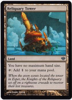 2009 Magic the Gathering Conflux #143 Reliquary Tower Front