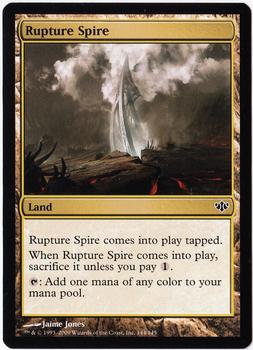 2009 Magic the Gathering Conflux #144 Rupture Spire Front