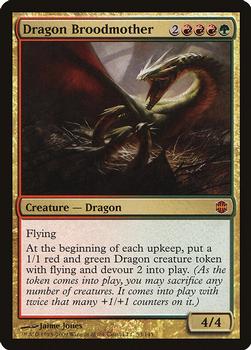 2009 Magic the Gathering Alara Reborn #53 Dragon Broodmother Front