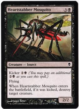 2009 Magic the Gathering Zendikar #97 Heartstabber Mosquito Front