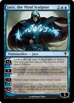 2010 Magic the Gathering Worldwake #31 Jace, the Mind Sculptor Front