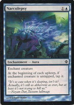 2010 Magic the Gathering Rise of the Eldrazi #79 Narcolepsy Front