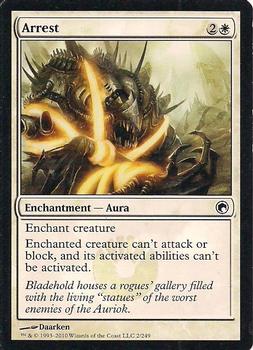 2010 Magic the Gathering Scars of Mirrodin #2 Arrest Front