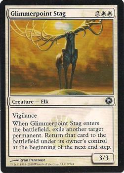 2010 Magic the Gathering Scars of Mirrodin #9 Glimmerpoint Stag Front