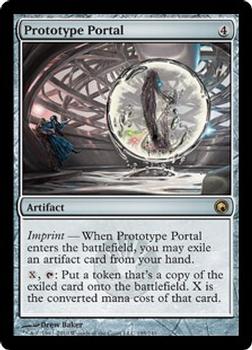 2010 Magic the Gathering Scars of Mirrodin #195 Prototype Portal Front
