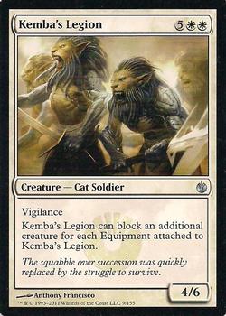 2011 Magic the Gathering Mirrodin Besieged #9 Kemba's Legion Front