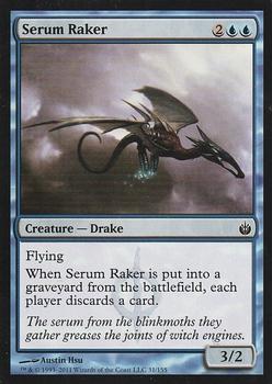 2011 Magic the Gathering Mirrodin Besieged #31 Serum Raker Front