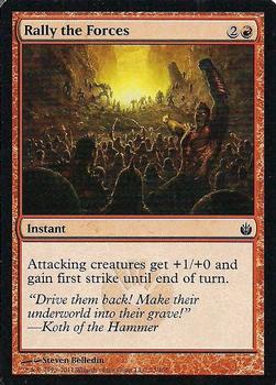 2011 Magic the Gathering Mirrodin Besieged #73 Rally the Forces Front
