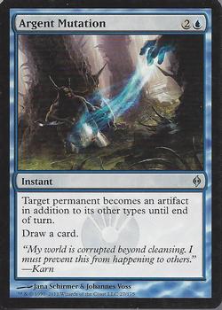 2011 Magic the Gathering New Phyrexia #27 Argent Mutation Front